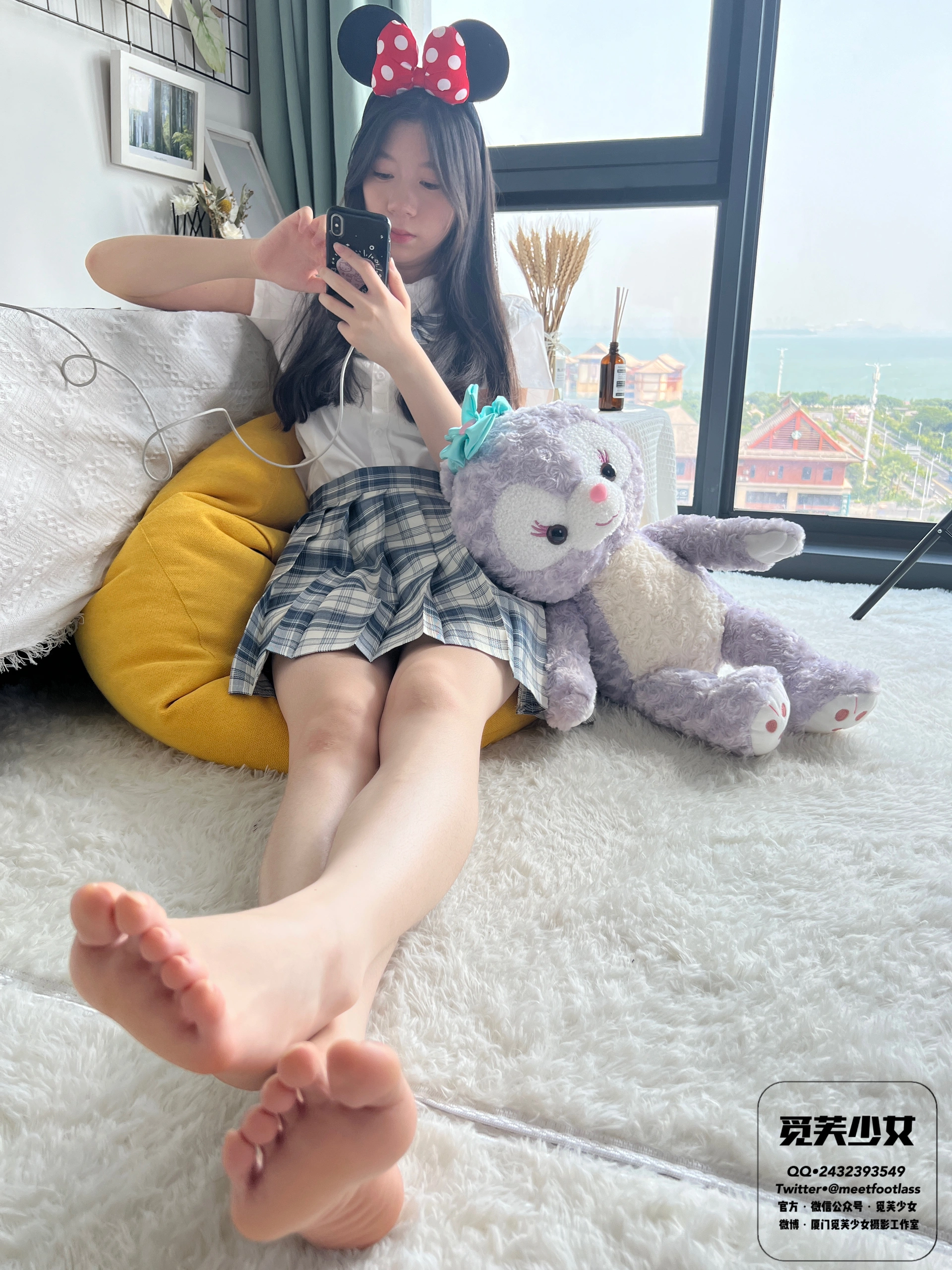 [觅芙少女]NO.003 风中摇曳的JK制服与18岁的青春一起绽放 2